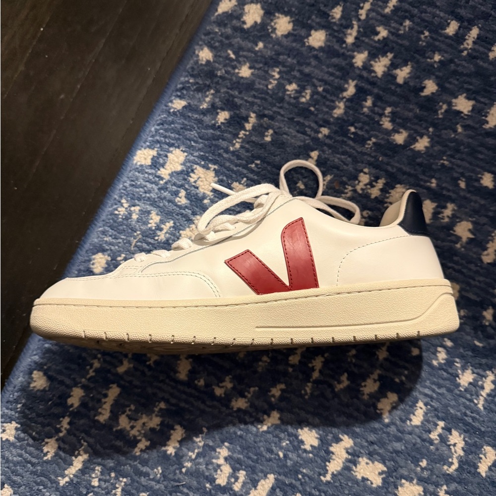 Veja Sneakers with Red Accent